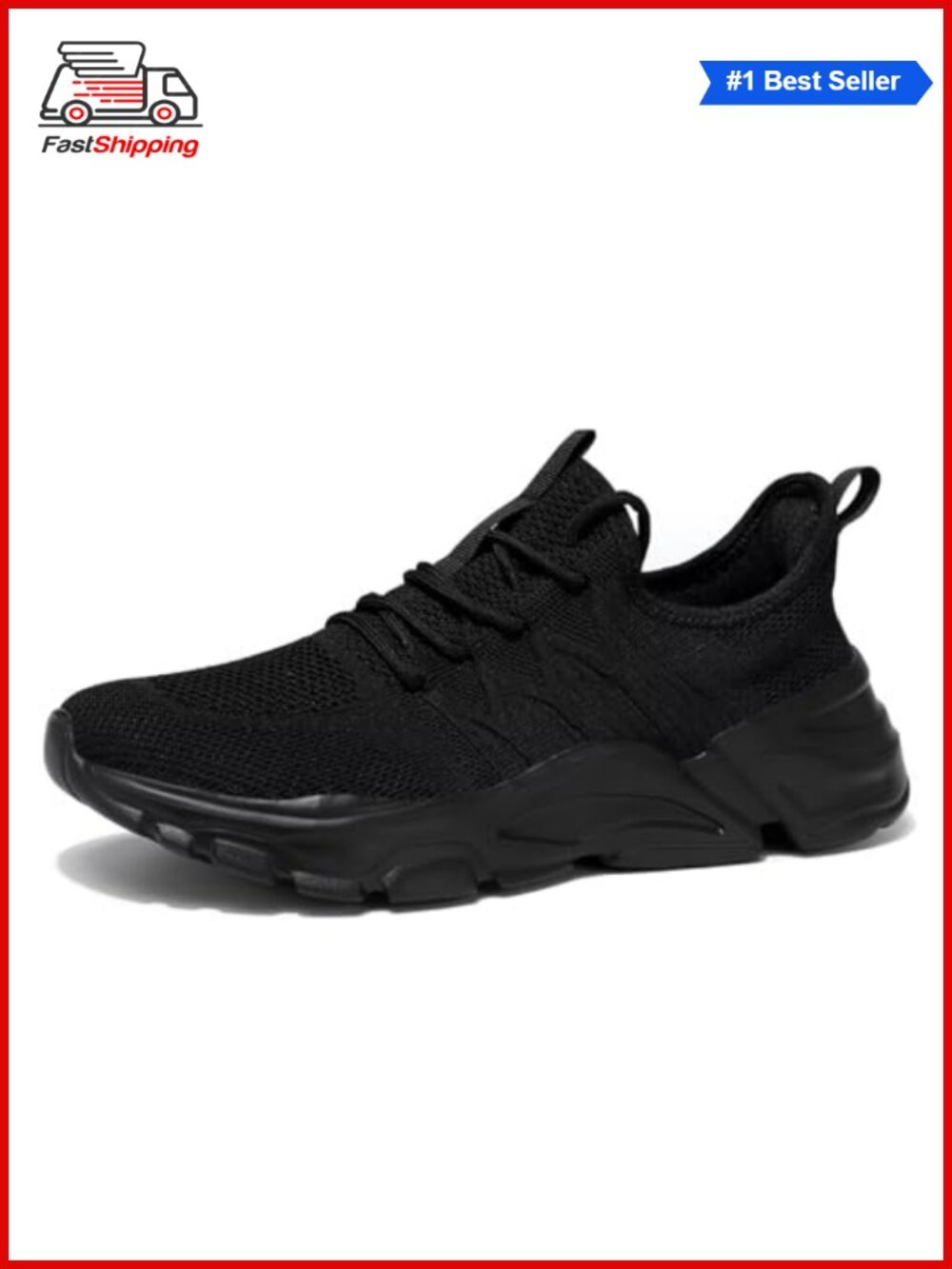 ✨Men's Athletic Walking Sneakers Lightweight Breathable Slip On Shoes